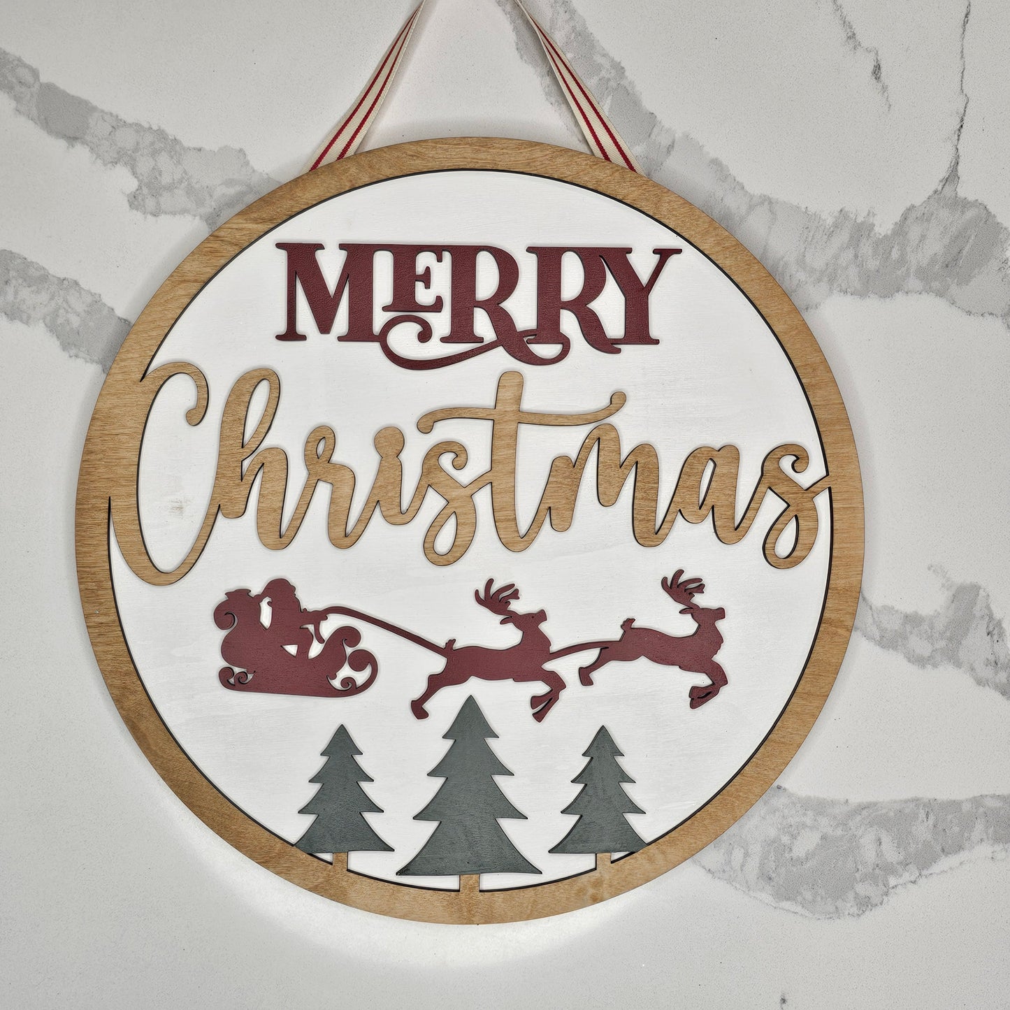 Merry Christmas - Door Welcome Sign
