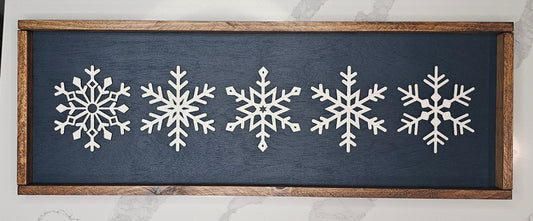5 Snowflakes- Sentiment (9 by 24)