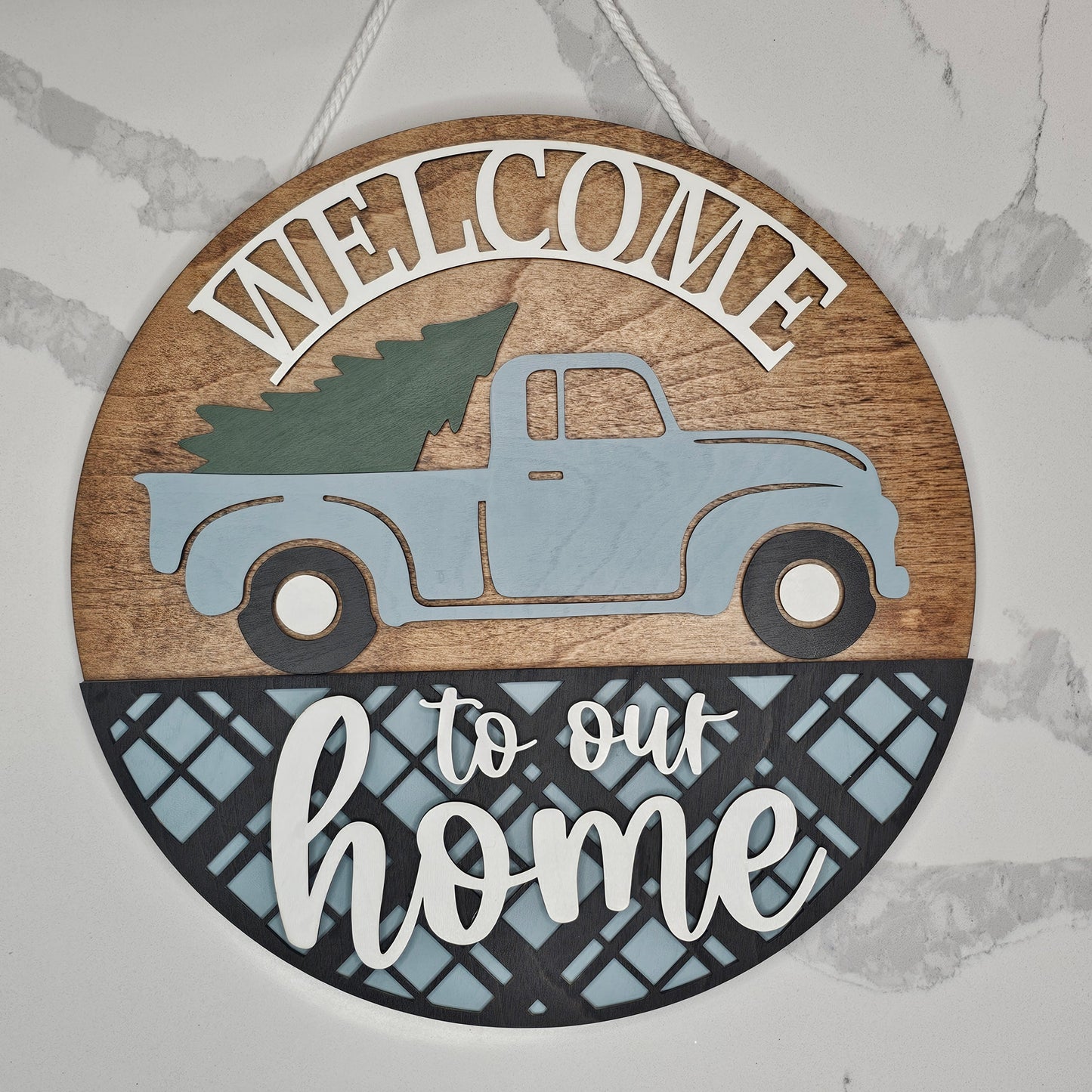 Welcome to our Home - Door Welcome Sign (Multi)
