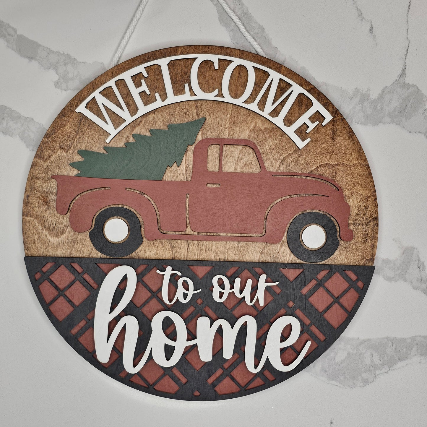 Welcome to our Home - Door Welcome Sign (Multi)