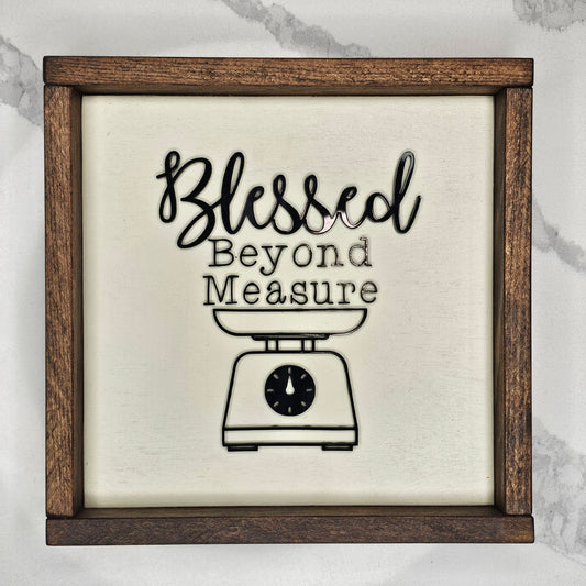 Blessed beyond Measure- Sentiment (9 by 9)
