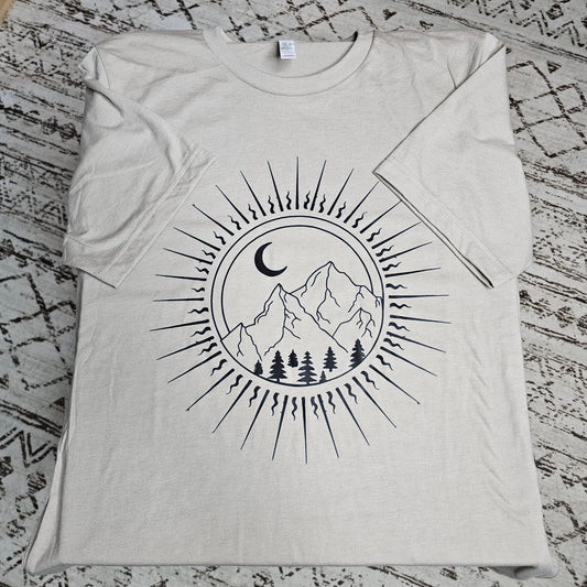 T-Shirt - Mountain Wonderlust Sun